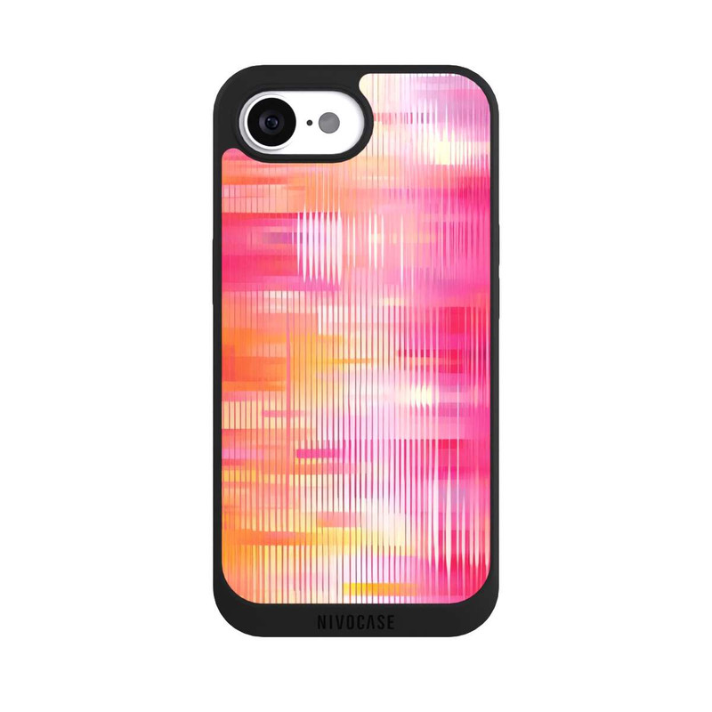 iPhone 16e NIVOpure Glitch Pink Orange