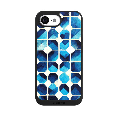 Apple iPhone 16e NIVOpure Blue Pattern