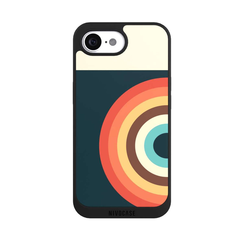 iPhone 16e NIVOpure Retro Circle Colours