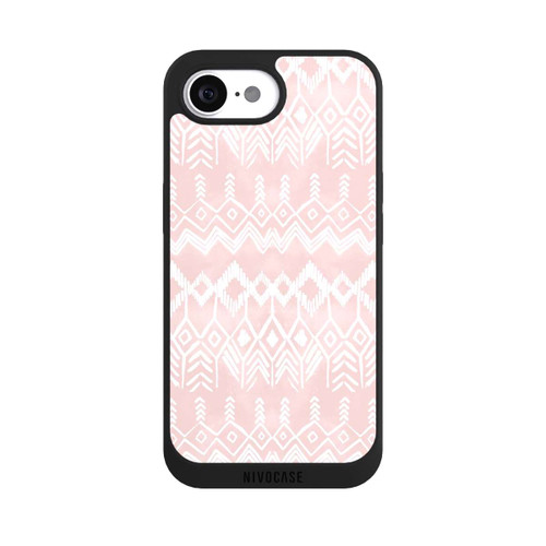 Apple iPhone 16e NIVOpure Dusty Pink Ethnic Pattern