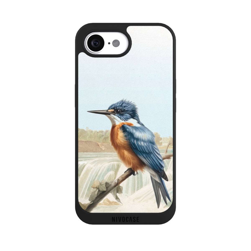 iPhone 16e NIVOpure Eisvogel Retro