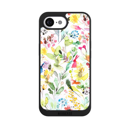 Apple iPhone 16e NIVOpure Wild Flowers Meadow Pink