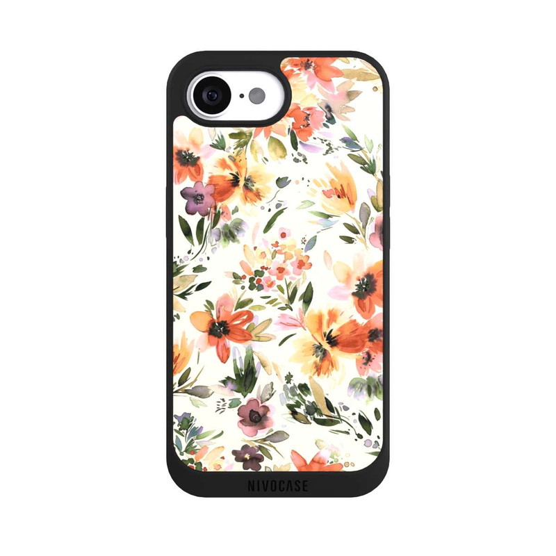 iPhone 16e NIVOpure Summer Artistic Flowers Ivory