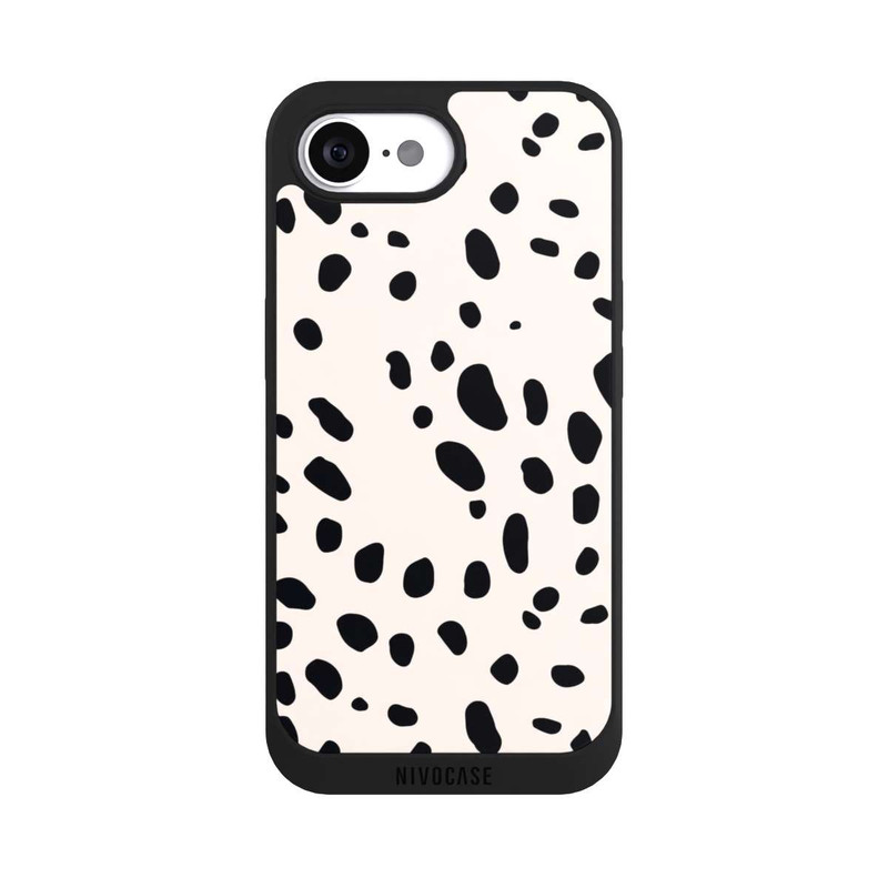 iPhone 16e NIVOpure Tiermuster Gepard Schwarz