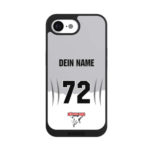 Apple iPhone 16e NIVOpure Kölner Haie Trikotmotiv Personalisierbar