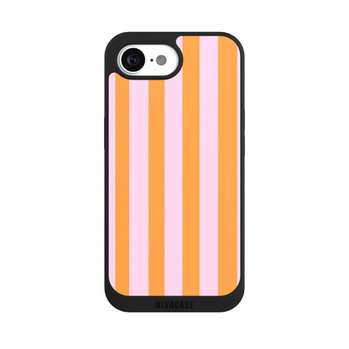 Apple iPhone 16e NIVOpure Orange Rosa Streifen