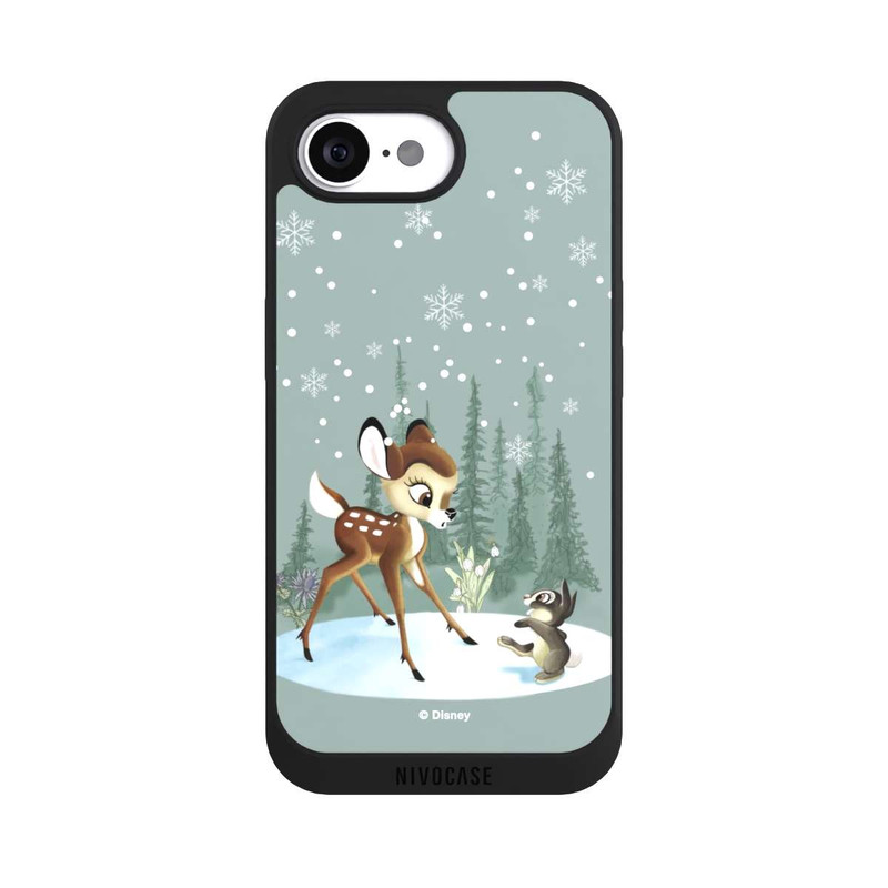 iPhone 16e NIVOpure Bambi und Klopfer Winterwelt