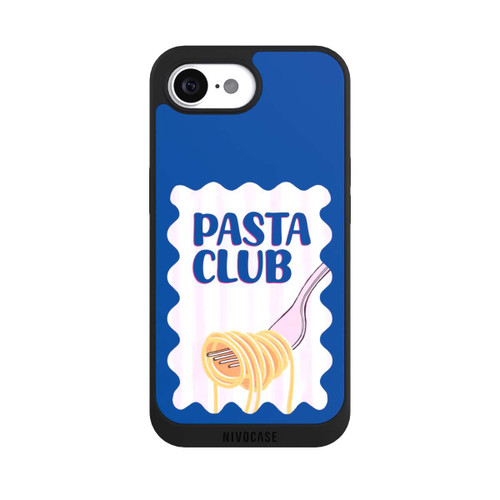 Apple iPhone 16e NIVOpure Pasta Club in Blue and Pink