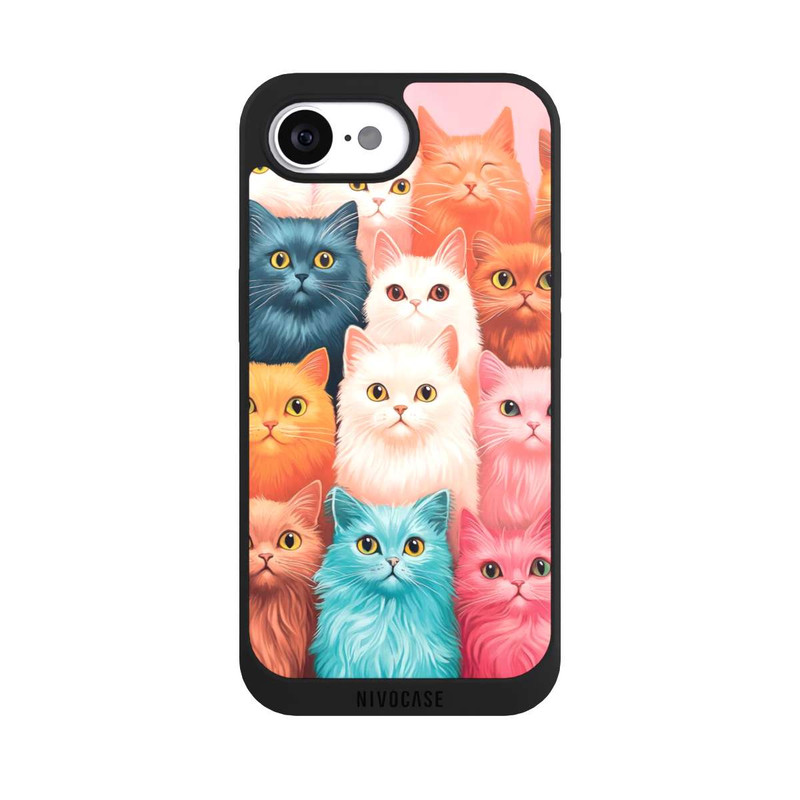 iPhone 16e NIVOpure Cats Looking