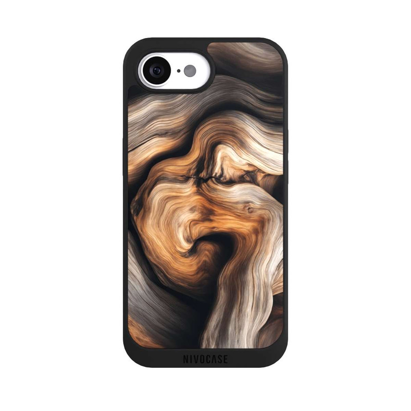 iPhone 16e NIVOpure Rustic Wood