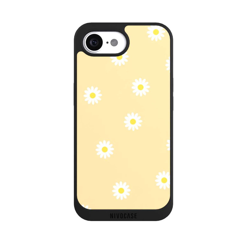 iPhone 16e NIVOpure Daisy Pattern on Yellow