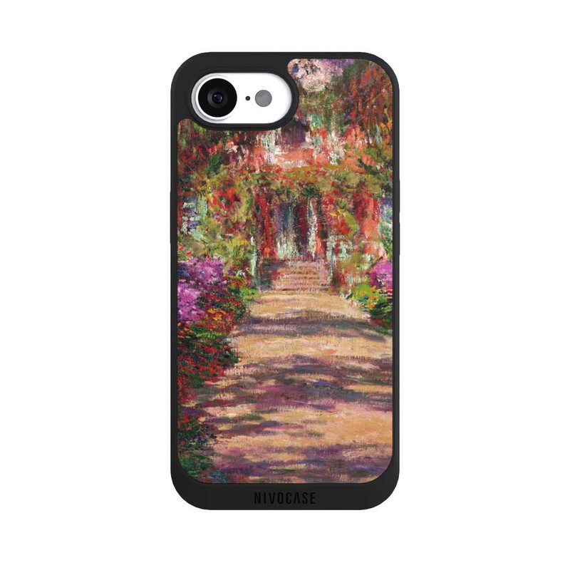 iPhone 16e NIVOpure Eine Allee in Monets Garten in Giverny by Claude Monet