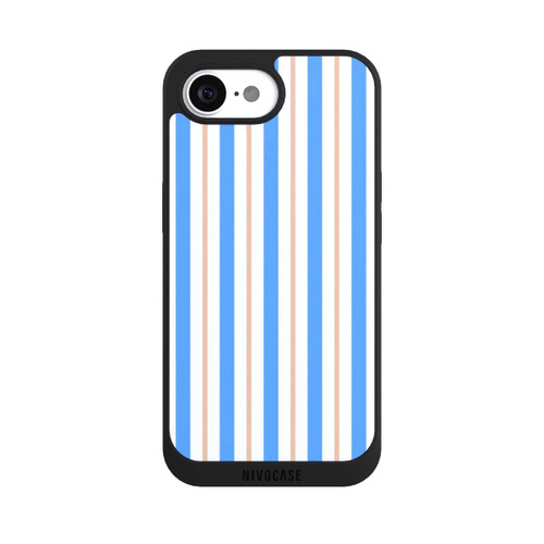 Apple iPhone 16e NIVOpure Stripes Blue Beige
