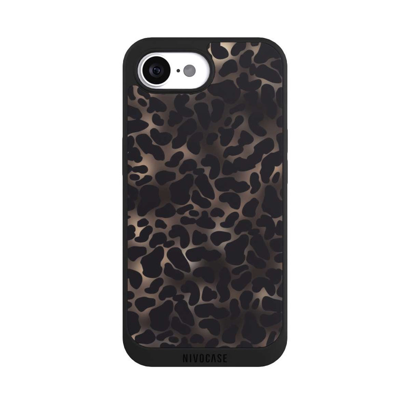 iPhone 16e NIVOpure Leo-Muster dunkel
