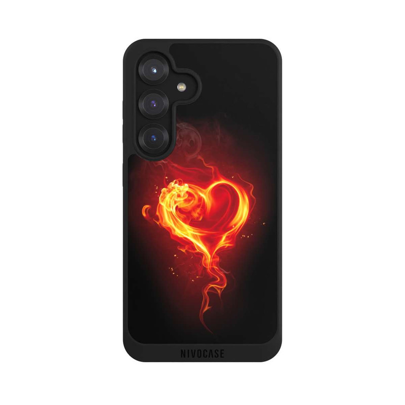 Galaxy S25 NIVOpure Flammenherz