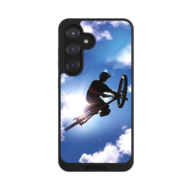 Galaxy S25 NIVOpure Flying so High with my Bike in the Sky