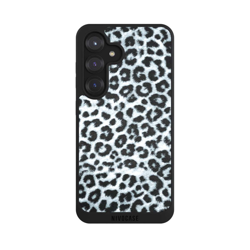 Galaxy S25 NIVOpure Fourrure de Léopard Grise