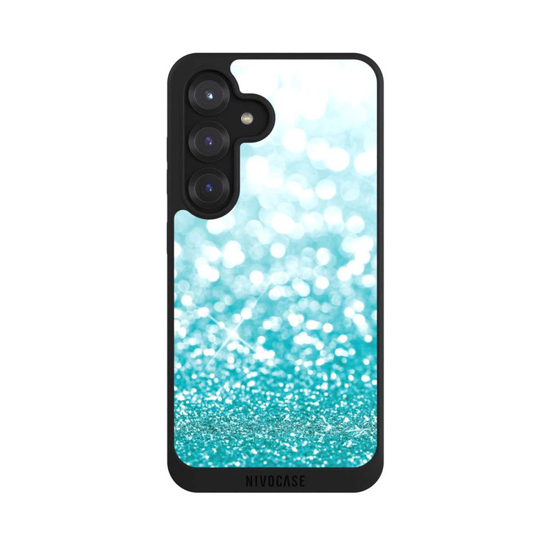 Galaxy S25 NIVOpure Petrol Glitter Look