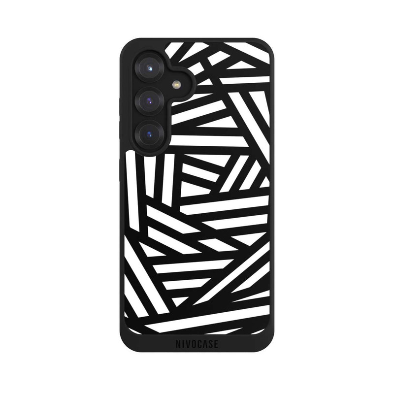 Galaxy S25 NIVOpure Einfach schwarz und weiß1