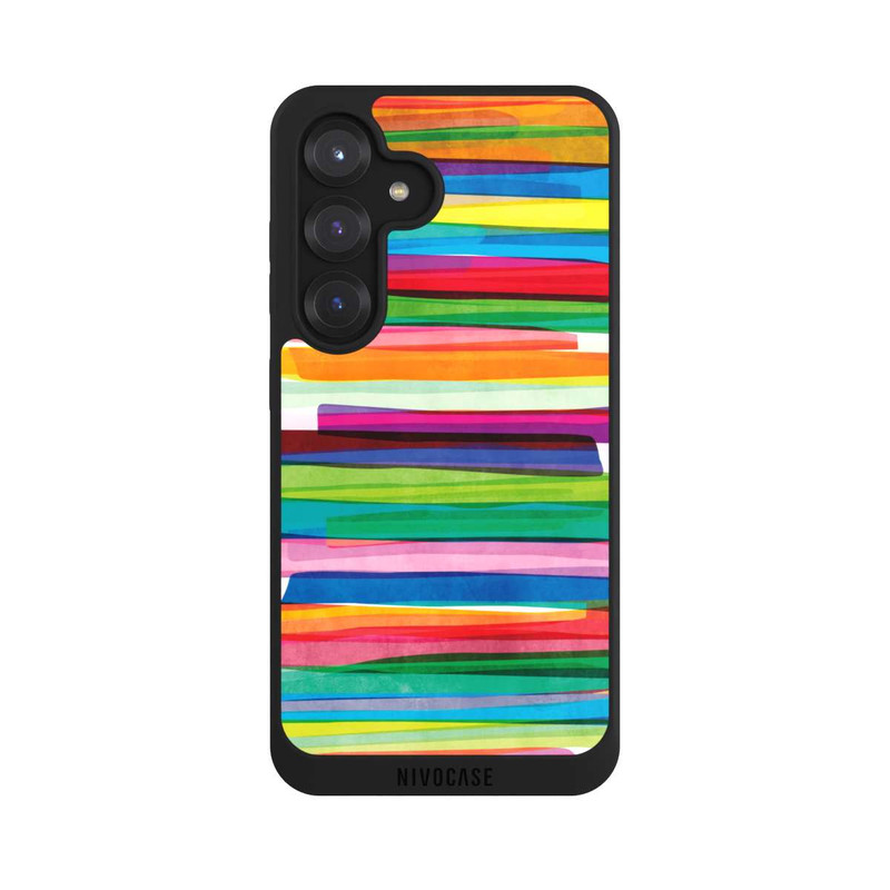 Galaxy S25 NIVOpure Bunte Streifen1