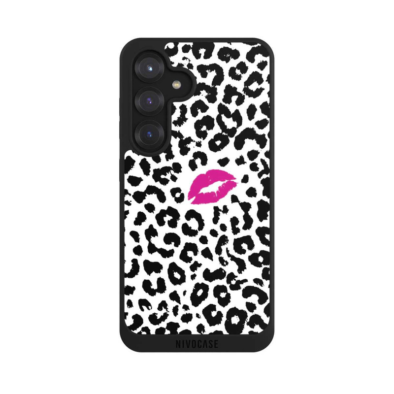 Galaxy S25 NIVOpure Leopard pattern Kiss