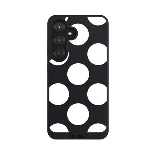 Samsung Galaxy S25 NIVOpure Big Dots - black