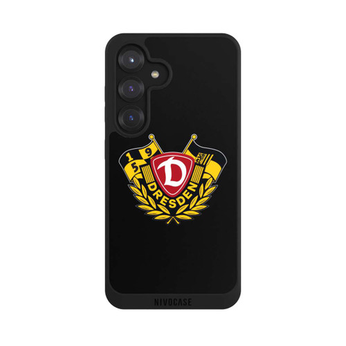 Samsung Galaxy S25 NIVOpure Dynamo Wappen mit Fahnen