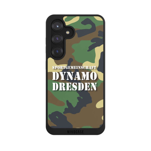 Samsung Galaxy S25 NIVOpure SGDD Camouflage Grün - Dynamo Dresden