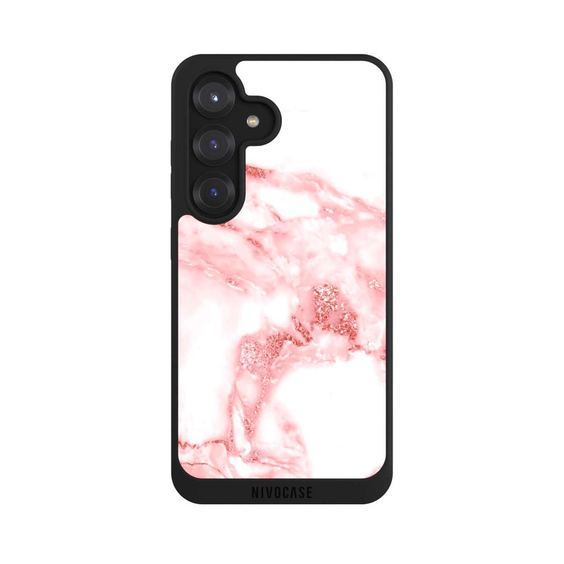 Galaxy S25 NIVOpure Marbre Rose et Blanc