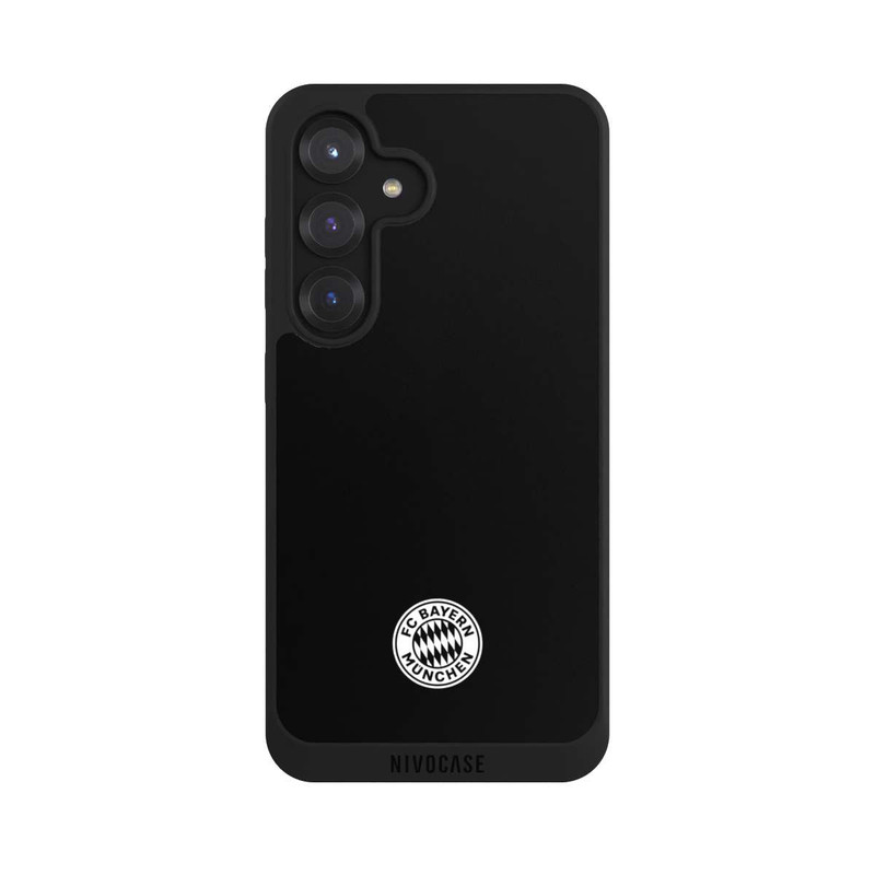 Galaxy S25 NIVOpure Classic FCB Logo - white on black