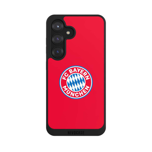 Samsung Galaxy S25 NIVOpure FCB Logo auf Rot