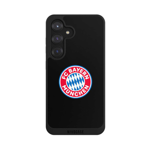 Samsung Galaxy S25 NIVOpure FCB Logo auf Schwarz