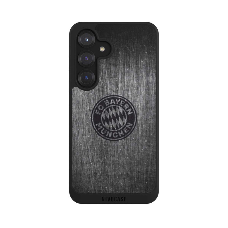 Galaxy S25 NIVOpure Metalllook FCB Logo einfarbig
