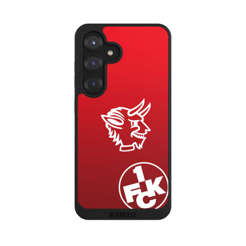Samsung Galaxy S25 NIVOpure Teufelskopf FCK auf Rot