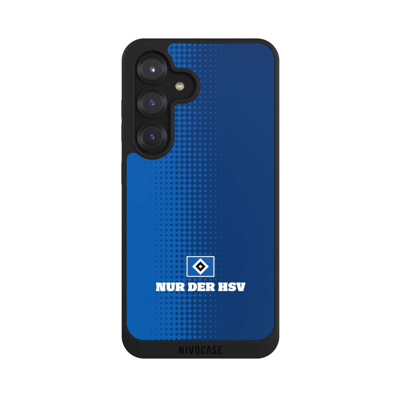 Galaxy S25 NIVOpure Nur der HSV - Rautenraster Blau
