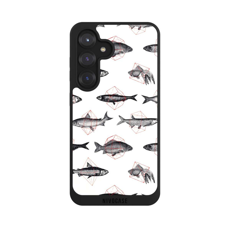 Galaxy S25 NIVOpure Fische in Geometrie
