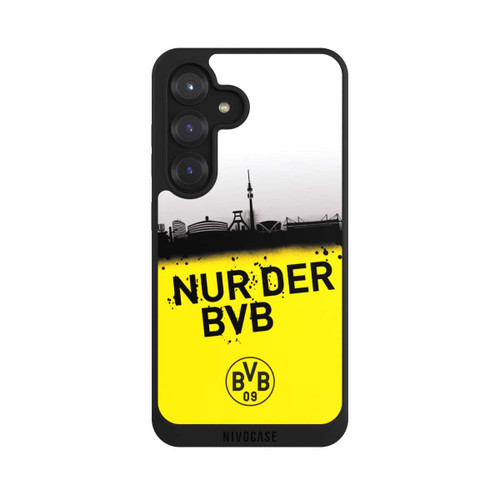 Samsung Galaxy S25 NIVOpure Nur der BVB - Silhouette