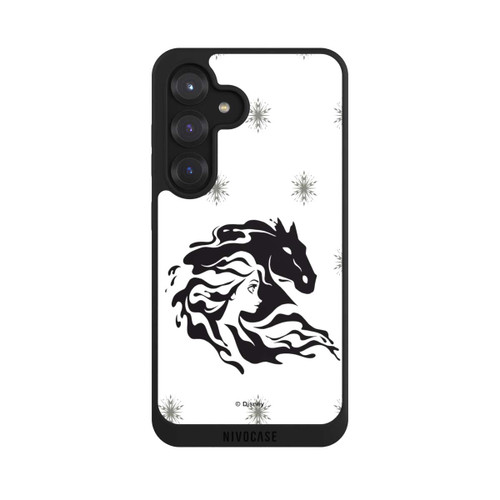 Samsung Galaxy S25 NIVOpure Elsa Waterhorse Frozen Black and White