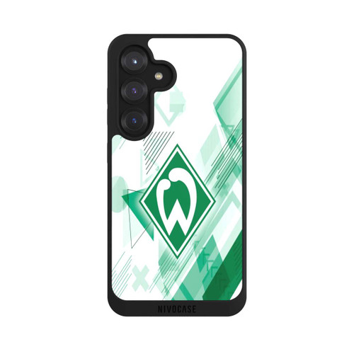 Samsung Galaxy S25 NIVOpure Weiße Grafikelemente - Werder Bremen