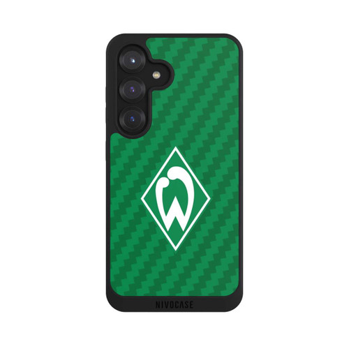 Samsung Galaxy S25 NIVOpure Carbonlook - Werder Bremen