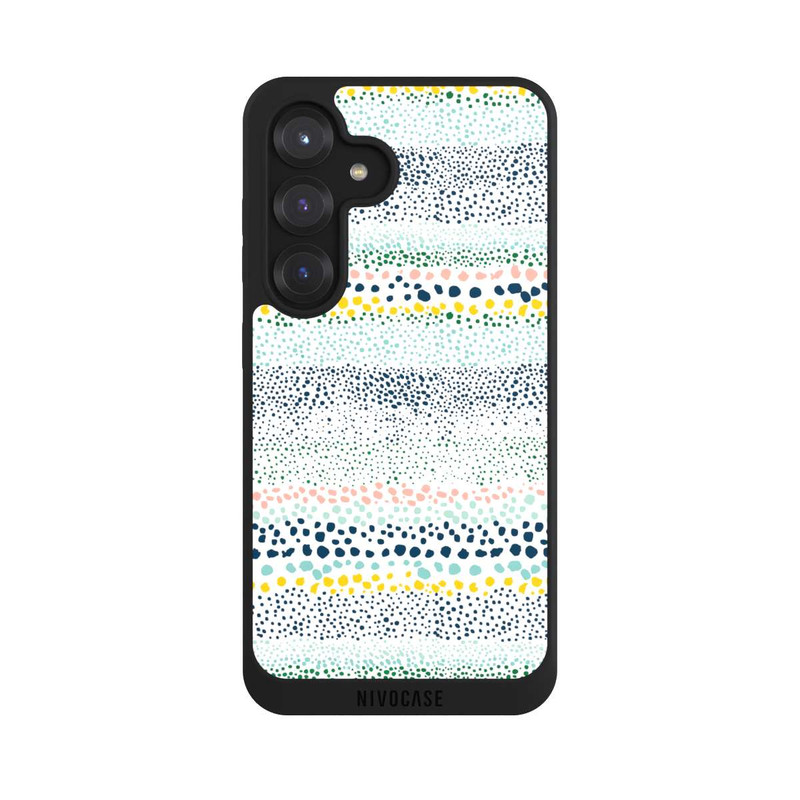 Galaxy S25 NIVOpure Kleine Punkte, strukturiertes Weiß