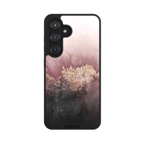 Samsung Galaxy S25 NIVOpure Rosa Himmelsstaub Golddruck