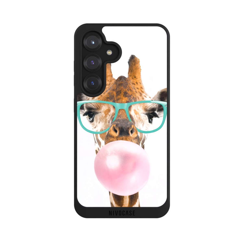 Galaxy S25 NIVOpure Giraffe mit Kaugummi