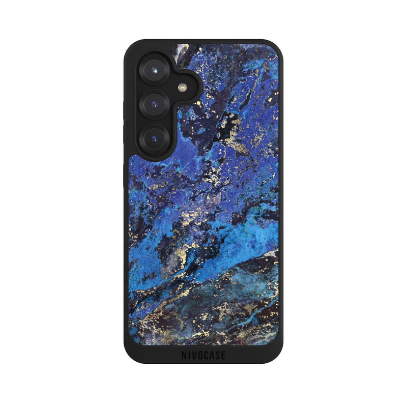 Galaxy S25 NIVOpure Lapislazuli blau und gold
