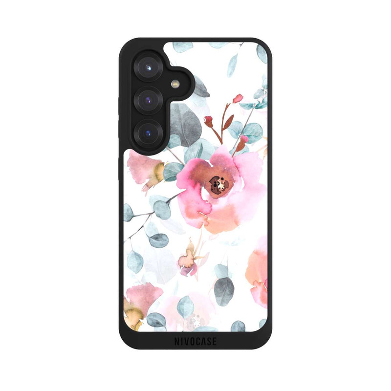 Galaxy S25 NIVOpure Aquarell Blumentapete