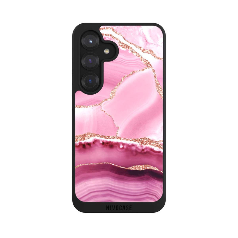 Galaxy S25 NIVOpure Marbre Sirène Rose
