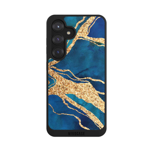 Samsung Galaxy S25 NIVOpure Gemstone Blue Gold