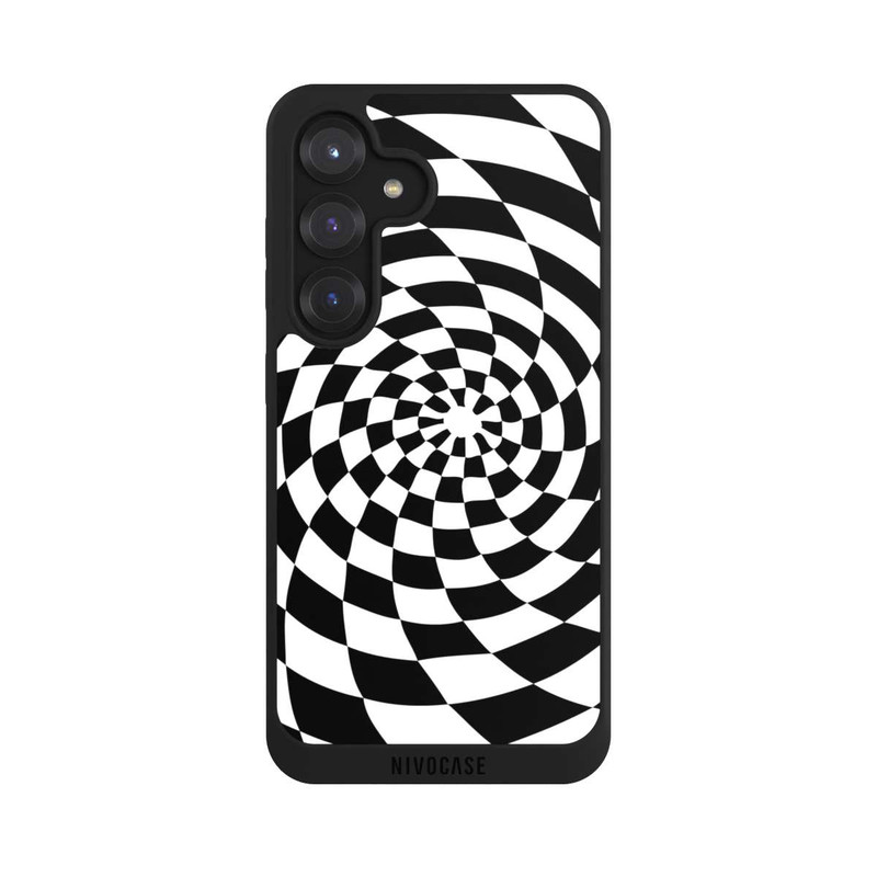 Galaxy S25 NIVOpure Illusion en noir et blanc
