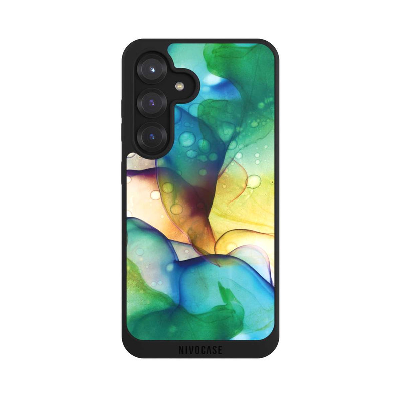 Galaxy S25 NIVOpure Liquid Art Green Meadow