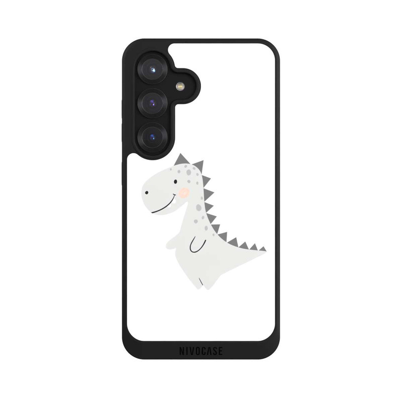 Galaxy S25 NIVOpure Grauer Dino